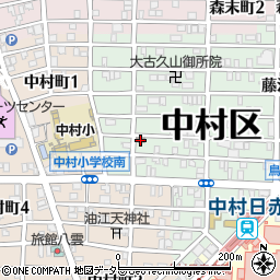 名古屋藤江郵便局 ＡＴＭ周辺の地図