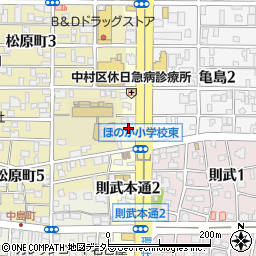 中華料理 日升 則武本通店周辺の地図