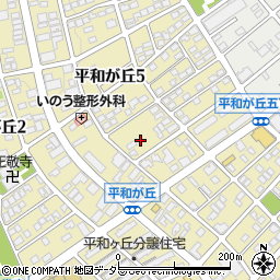 愛知県名古屋市名東区平和が丘5丁目72周辺の地図