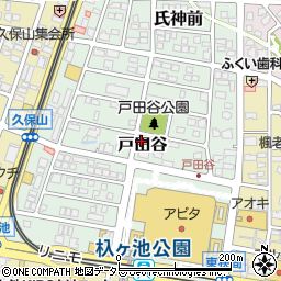 愛知県長久手市戸田谷801周辺の地図