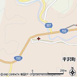 愛知県豊田市平沢町中ノ田周辺の地図