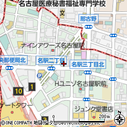ウェルネスビューティクリニック名古屋駅前院周辺の地図