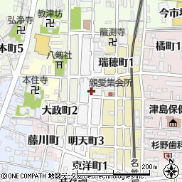 愛知県津島市明天町周辺の地図