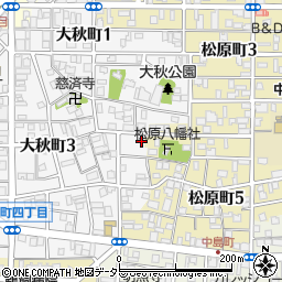 愛知県名古屋市中村区大秋町3丁目55周辺の地図