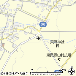 三重県いなべ市北勢町東貝野734周辺の地図