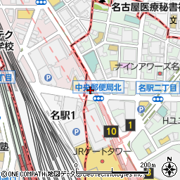 愛知県名古屋市中村区牛島町周辺の地図