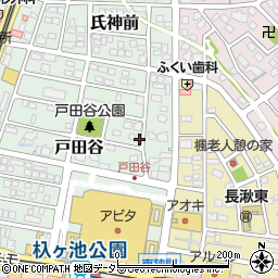 愛知県長久手市戸田谷609周辺の地図