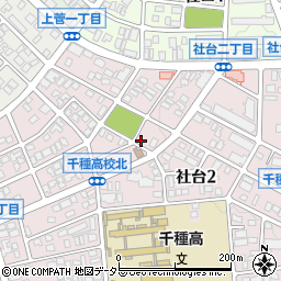 愛知県名古屋市名東区社台2丁目101周辺の地図