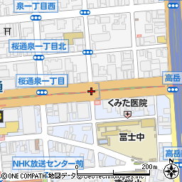 桜通泉１東周辺の地図