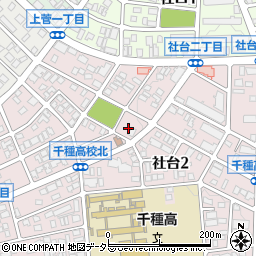 愛知県名古屋市名東区社台2丁目100周辺の地図