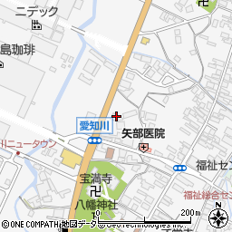滋賀県愛知郡愛荘町愛知川1337-1周辺の地図