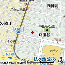 愛知県長久手市戸田谷1511周辺の地図