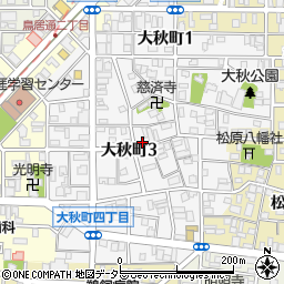 愛知県名古屋市中村区大秋町3丁目8周辺の地図