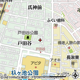 愛知県長久手市戸田谷610周辺の地図