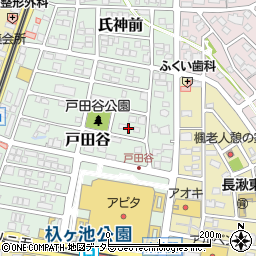 愛知県長久手市戸田谷611周辺の地図