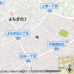 愛知県名古屋市名東区社台1丁目165-3周辺の地図