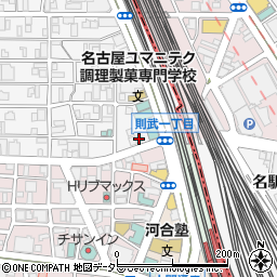 オリックスレンタカー名古屋新幹線口店周辺の地図