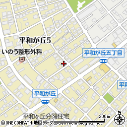 愛知県名古屋市名東区平和が丘5丁目77周辺の地図