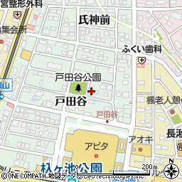 愛知県長久手市戸田谷613周辺の地図