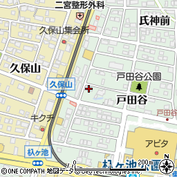 愛知県長久手市戸田谷1501周辺の地図