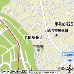 愛知県名古屋市名東区平和が丘2丁目165周辺の地図