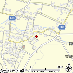 三重県いなべ市北勢町東貝野781周辺の地図