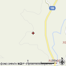 鳥取県日野郡日南町笠木周辺の地図