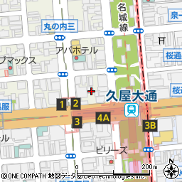 愛知県名古屋市中区丸の内3丁目19-22周辺の地図