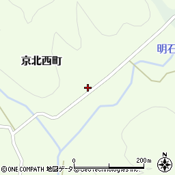 京都府京都市右京区京北西町（大坪代）周辺の地図