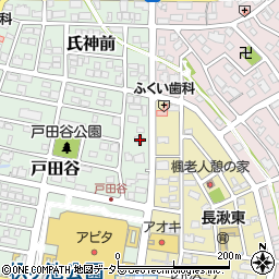 愛知県長久手市戸田谷405周辺の地図