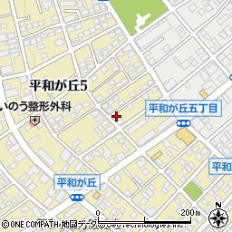 愛知県名古屋市名東区平和が丘5丁目198周辺の地図