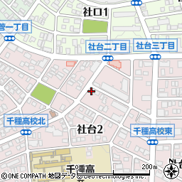 愛知県名古屋市名東区社台2丁目20周辺の地図