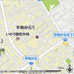 愛知県名古屋市名東区平和が丘5丁目80周辺の地図