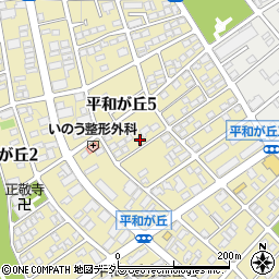 愛知県名古屋市名東区平和が丘5丁目85周辺の地図