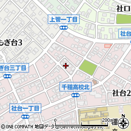 愛知県名古屋市名東区社台2丁目185周辺の地図