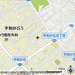 愛知県名古屋市名東区平和が丘5丁目201周辺の地図