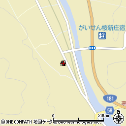 岡山県真庭郡新庄村1018周辺の地図