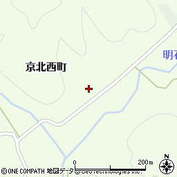 京都府京都市右京区京北西町（上ノ垣内）周辺の地図