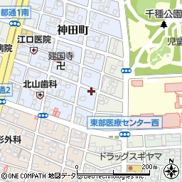 リパーク名古屋神田町第３駐車場周辺の地図