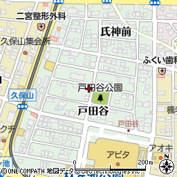 愛知県長久手市戸田谷1609周辺の地図
