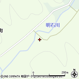 京都府京都市右京区京北西町（松月）周辺の地図