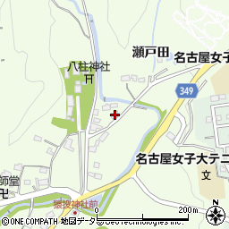 愛知県豊田市猿投町瀬戸田周辺の地図