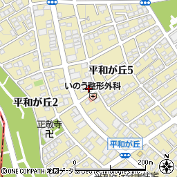 愛知県名古屋市名東区平和が丘5丁目33周辺の地図