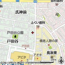 愛知県長久手市戸田谷404周辺の地図