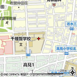 名古屋市役所教育委員会　若水地域スポーツセンター周辺の地図
