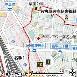 コスモス名駅２丁目周辺の地図