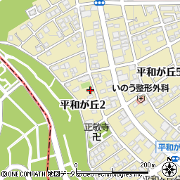 愛知県名古屋市名東区平和が丘2丁目159周辺の地図