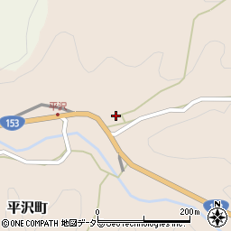 愛知県豊田市平沢町（介木坂）周辺の地図