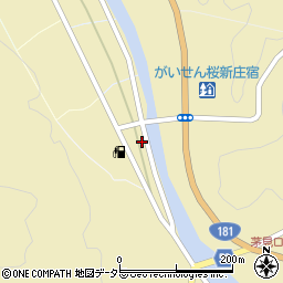 岡山県真庭郡新庄村1011周辺の地図