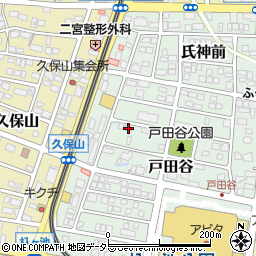 愛知県長久手市戸田谷1604周辺の地図
